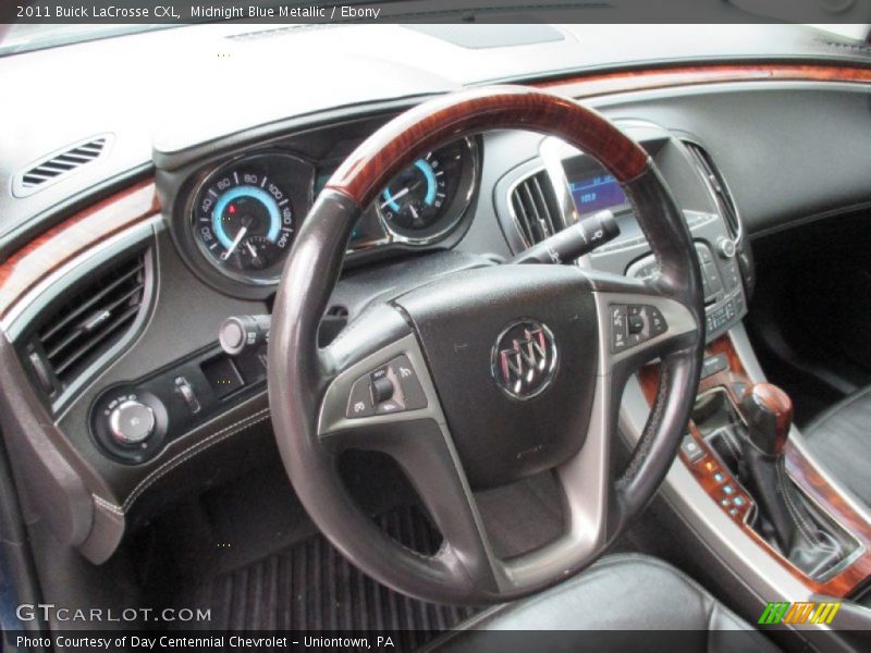 Midnight Blue Metallic / Ebony 2011 Buick LaCrosse CXL
