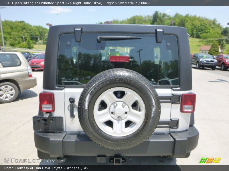 Bright Silver Metallic / Black 2011 Jeep Wrangler Unlimited Sport 4x4 Right Hand Drive