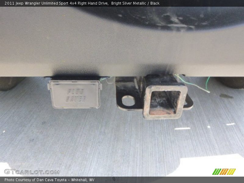 Bright Silver Metallic / Black 2011 Jeep Wrangler Unlimited Sport 4x4 Right Hand Drive