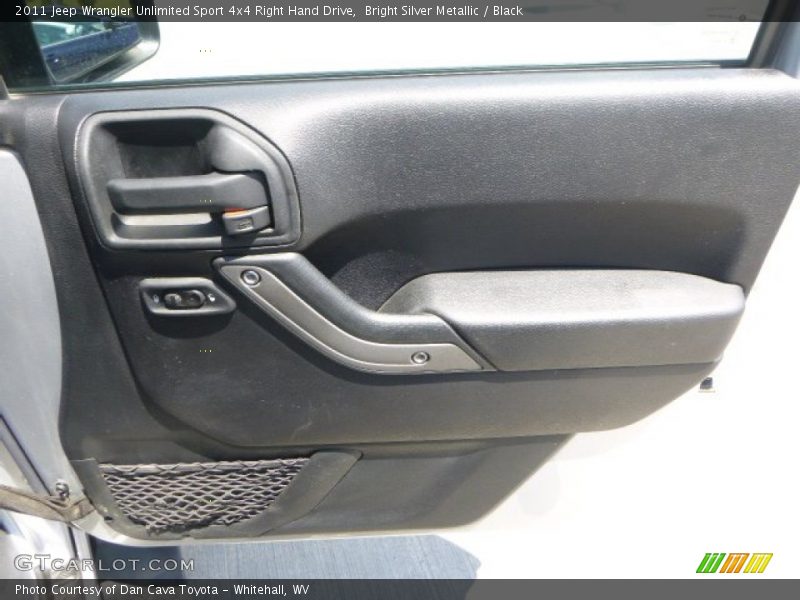 Bright Silver Metallic / Black 2011 Jeep Wrangler Unlimited Sport 4x4 Right Hand Drive