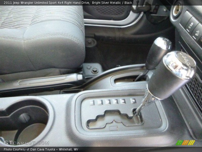 Bright Silver Metallic / Black 2011 Jeep Wrangler Unlimited Sport 4x4 Right Hand Drive