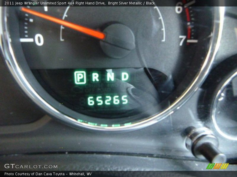 Bright Silver Metallic / Black 2011 Jeep Wrangler Unlimited Sport 4x4 Right Hand Drive