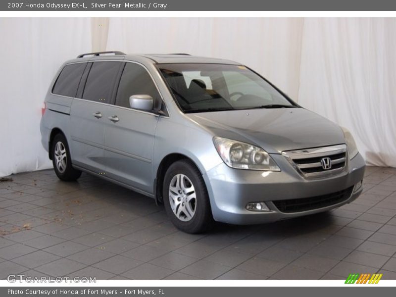 Silver Pearl Metallic / Gray 2007 Honda Odyssey EX-L
