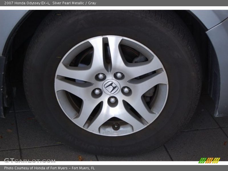Silver Pearl Metallic / Gray 2007 Honda Odyssey EX-L