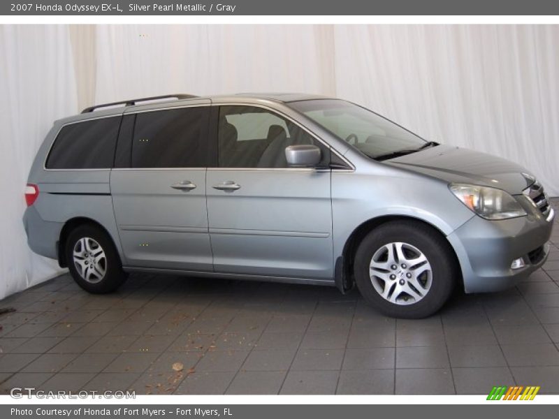 Silver Pearl Metallic / Gray 2007 Honda Odyssey EX-L