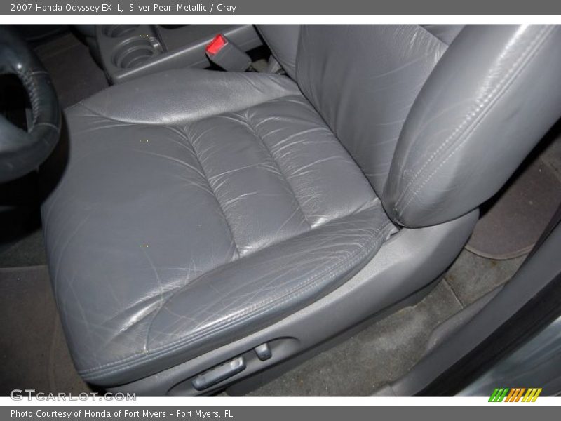 Silver Pearl Metallic / Gray 2007 Honda Odyssey EX-L