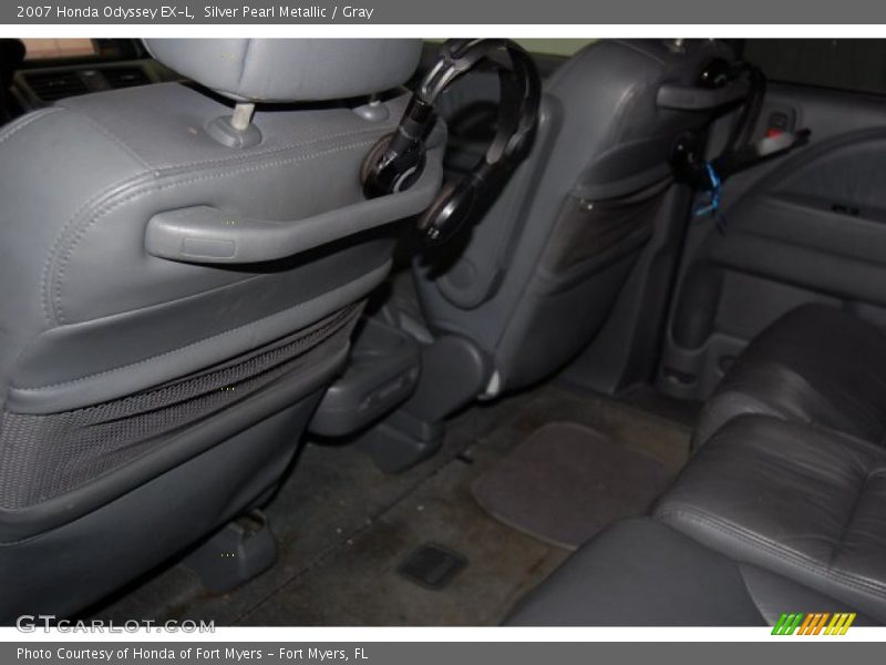 Silver Pearl Metallic / Gray 2007 Honda Odyssey EX-L