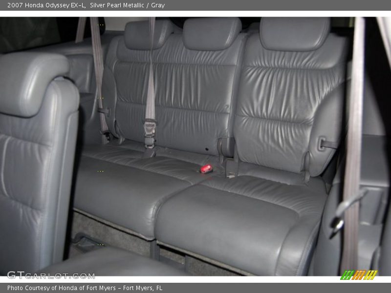 Silver Pearl Metallic / Gray 2007 Honda Odyssey EX-L