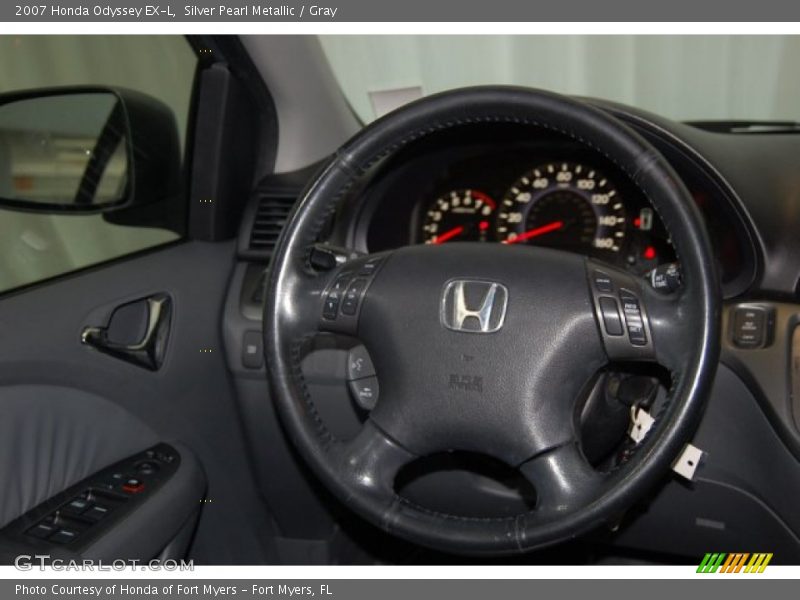 Silver Pearl Metallic / Gray 2007 Honda Odyssey EX-L