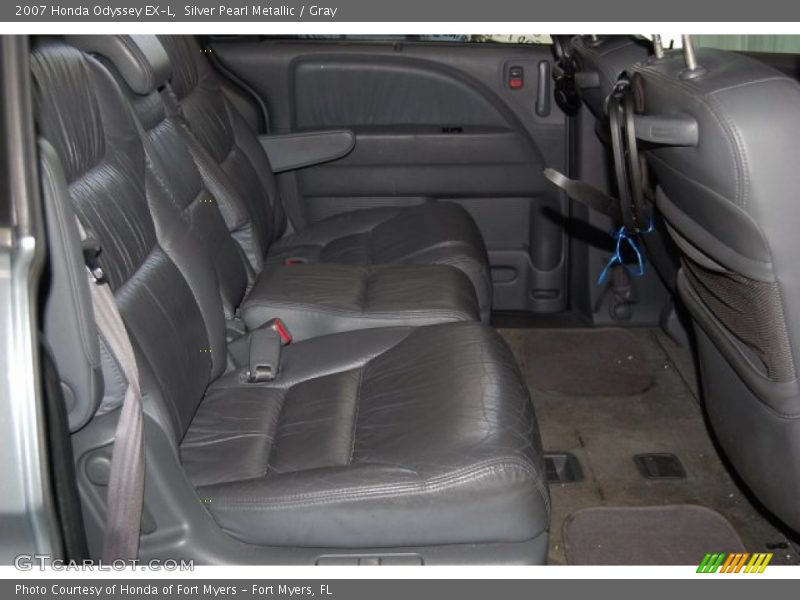 Silver Pearl Metallic / Gray 2007 Honda Odyssey EX-L