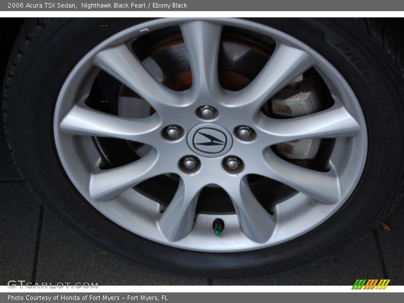 Nighthawk Black Pearl / Ebony Black 2006 Acura TSX Sedan