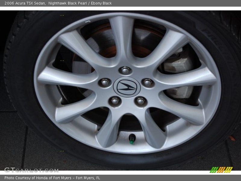 Nighthawk Black Pearl / Ebony Black 2006 Acura TSX Sedan
