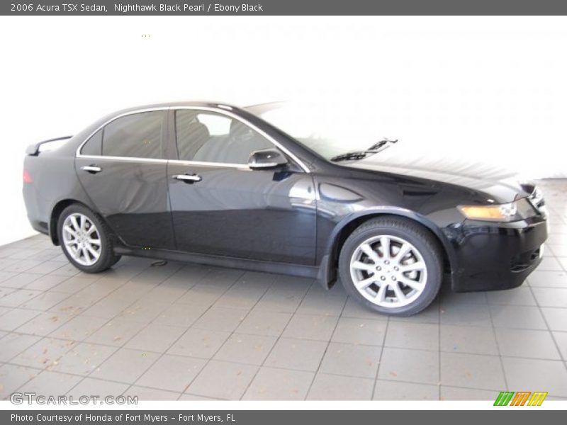 Nighthawk Black Pearl / Ebony Black 2006 Acura TSX Sedan