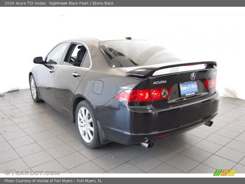 Nighthawk Black Pearl / Ebony Black 2006 Acura TSX Sedan