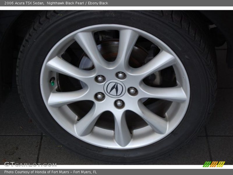 Nighthawk Black Pearl / Ebony Black 2006 Acura TSX Sedan