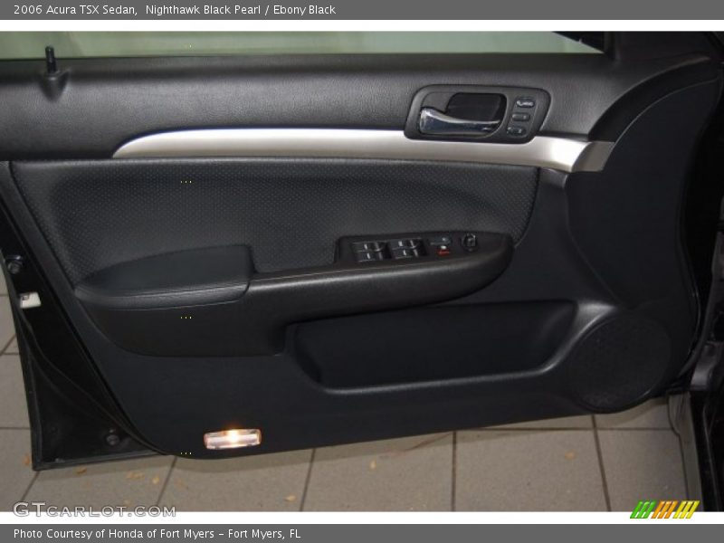Nighthawk Black Pearl / Ebony Black 2006 Acura TSX Sedan