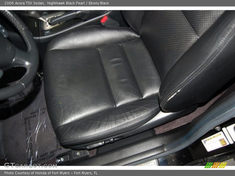 Nighthawk Black Pearl / Ebony Black 2006 Acura TSX Sedan