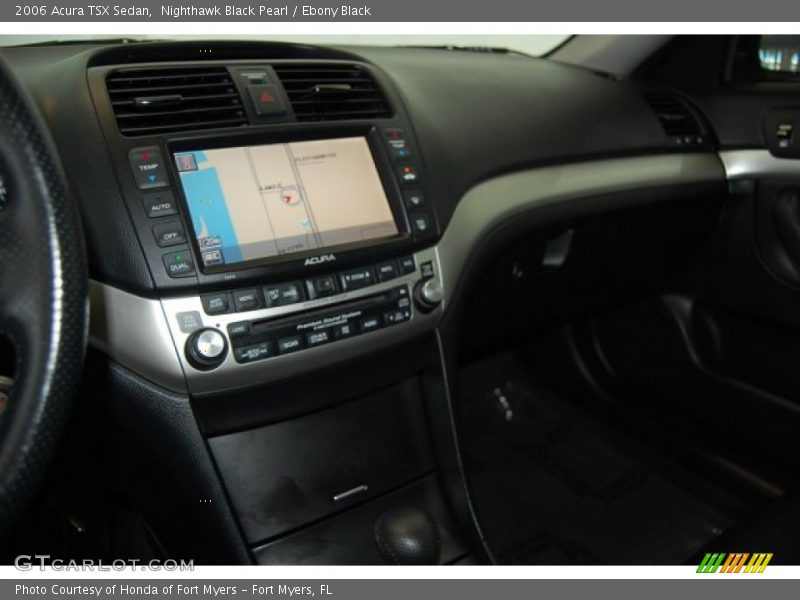 Nighthawk Black Pearl / Ebony Black 2006 Acura TSX Sedan