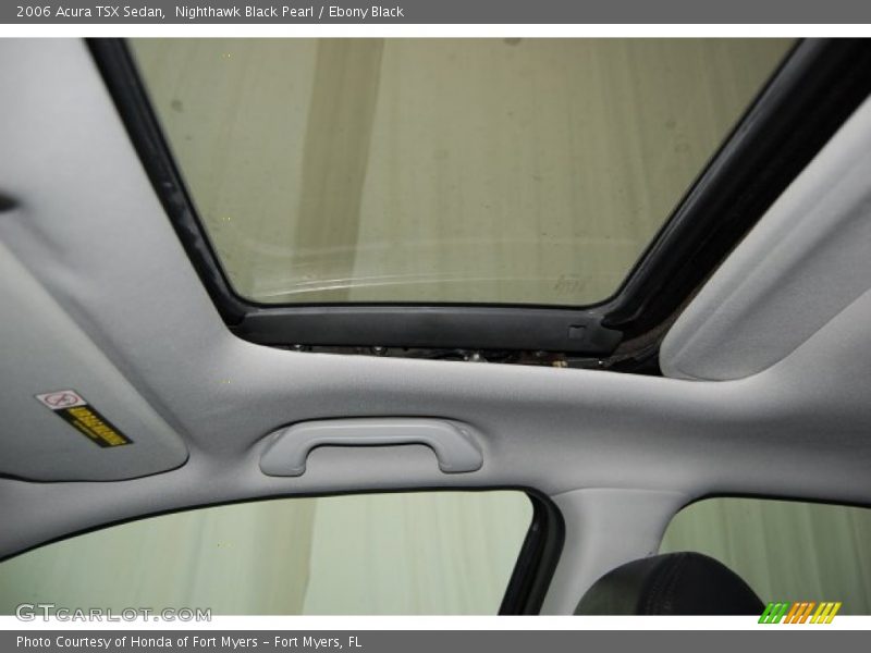 Nighthawk Black Pearl / Ebony Black 2006 Acura TSX Sedan