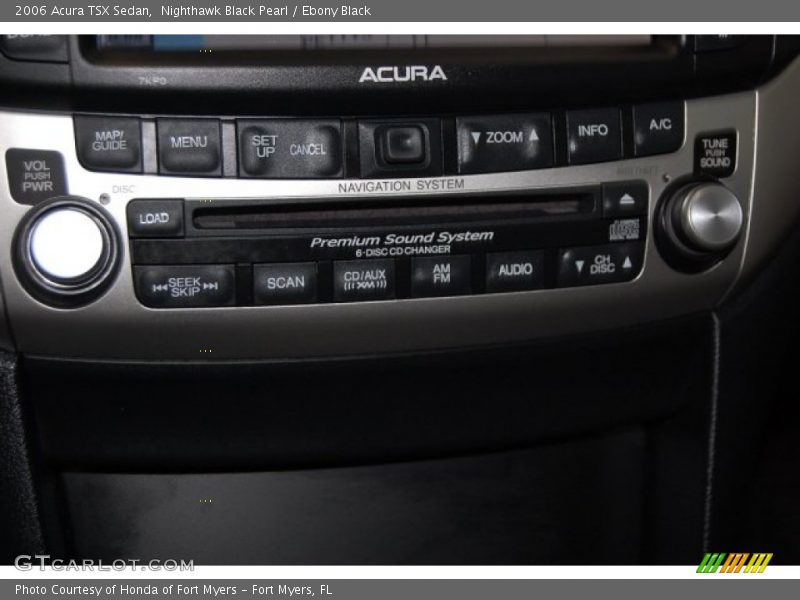 Nighthawk Black Pearl / Ebony Black 2006 Acura TSX Sedan