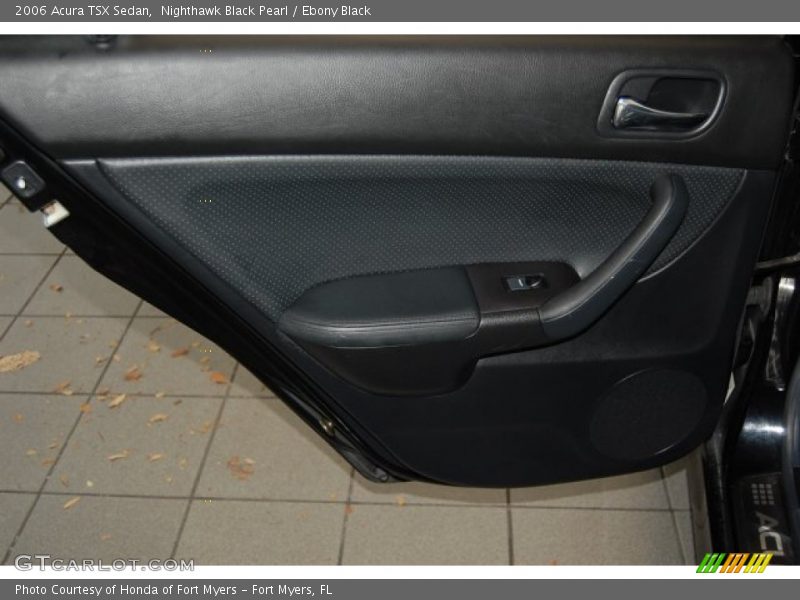 Nighthawk Black Pearl / Ebony Black 2006 Acura TSX Sedan