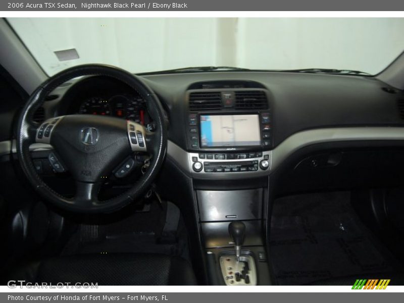 Nighthawk Black Pearl / Ebony Black 2006 Acura TSX Sedan