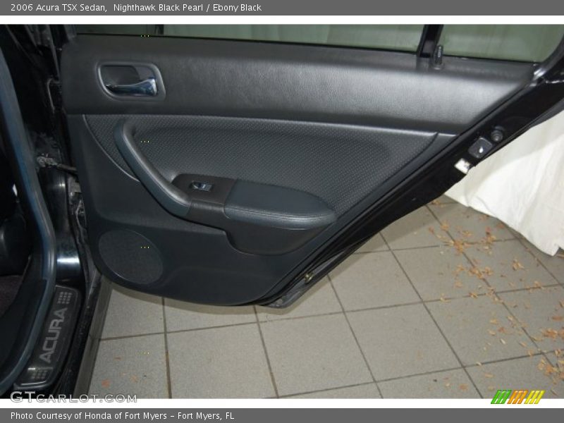 Nighthawk Black Pearl / Ebony Black 2006 Acura TSX Sedan