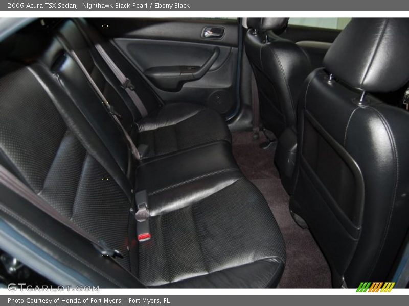 Nighthawk Black Pearl / Ebony Black 2006 Acura TSX Sedan