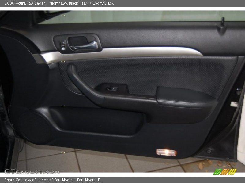 Nighthawk Black Pearl / Ebony Black 2006 Acura TSX Sedan