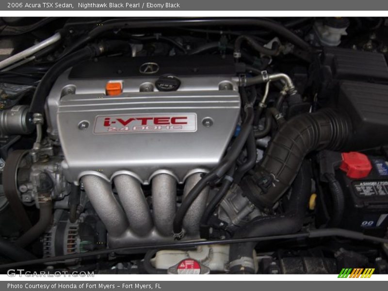 Nighthawk Black Pearl / Ebony Black 2006 Acura TSX Sedan