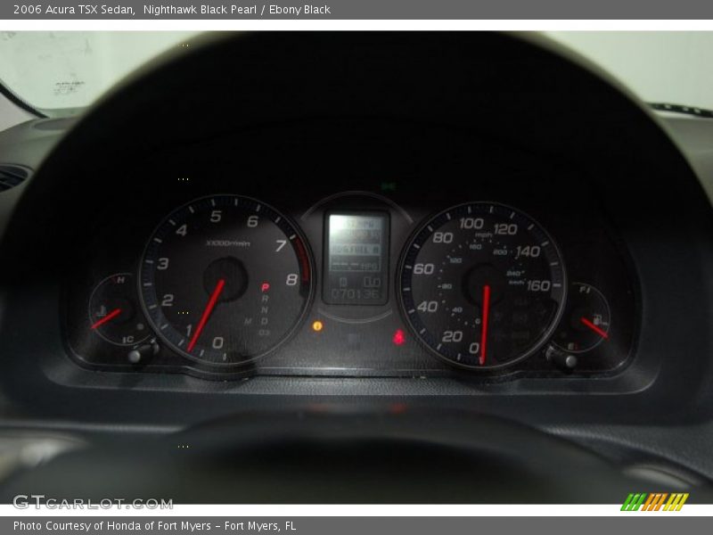 Nighthawk Black Pearl / Ebony Black 2006 Acura TSX Sedan