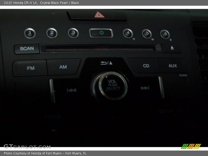 Crystal Black Pearl / Black 2015 Honda CR-V LX