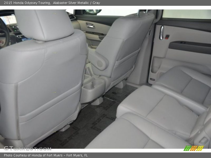 Alabaster Silver Metallic / Gray 2015 Honda Odyssey Touring