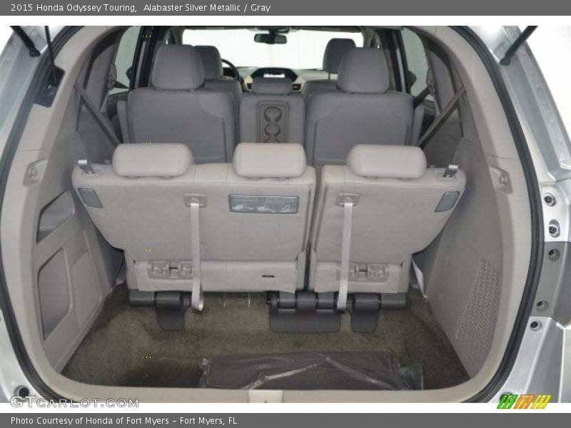 Alabaster Silver Metallic / Gray 2015 Honda Odyssey Touring