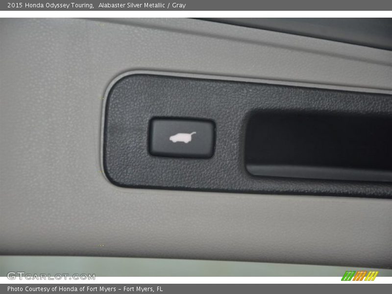 Alabaster Silver Metallic / Gray 2015 Honda Odyssey Touring