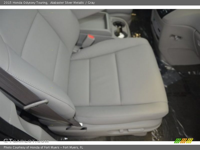 Alabaster Silver Metallic / Gray 2015 Honda Odyssey Touring