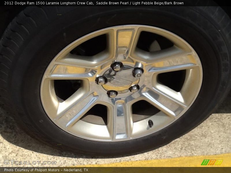 Saddle Brown Pearl / Light Pebble Beige/Bark Brown 2012 Dodge Ram 1500 Laramie Longhorn Crew Cab