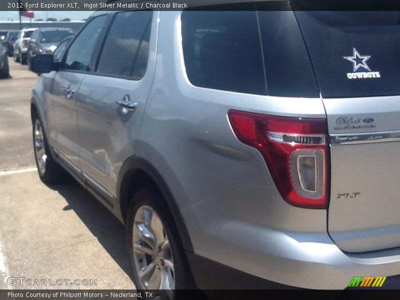 Ingot Silver Metallic / Charcoal Black 2012 Ford Explorer XLT