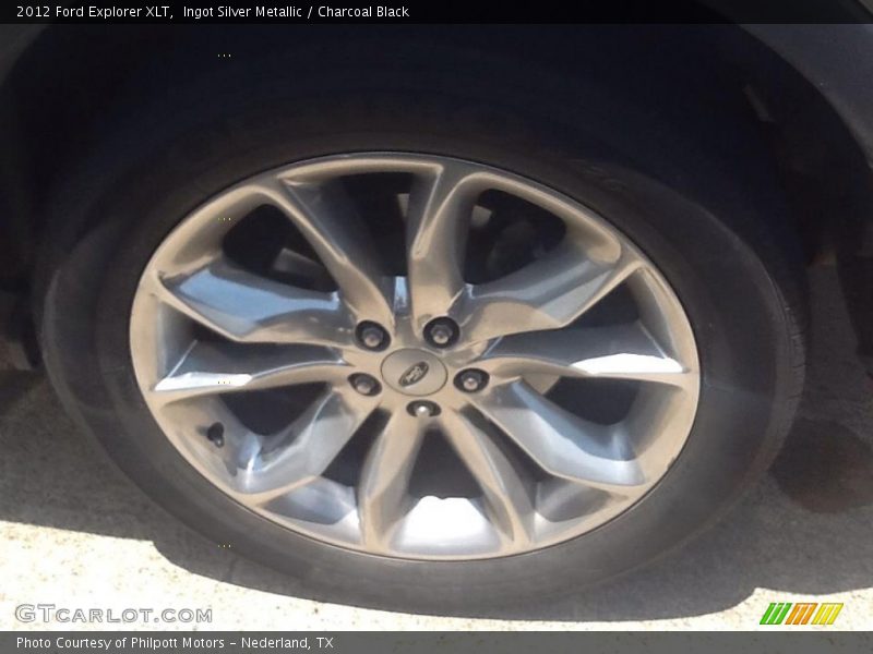 Ingot Silver Metallic / Charcoal Black 2012 Ford Explorer XLT