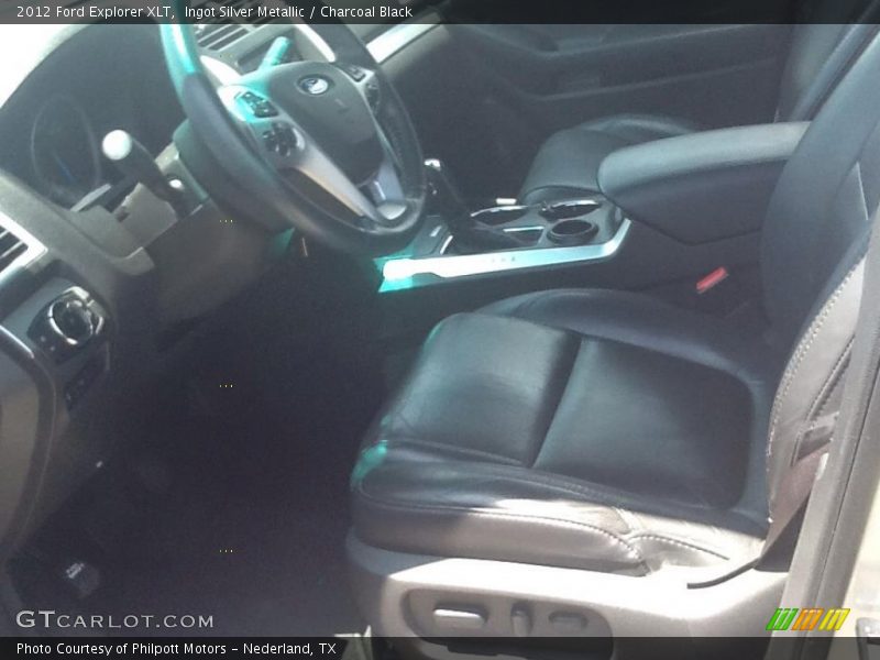 Ingot Silver Metallic / Charcoal Black 2012 Ford Explorer XLT