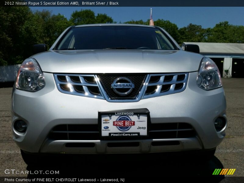 Brilliant Silver / Black 2012 Nissan Rogue S Special Edition AWD