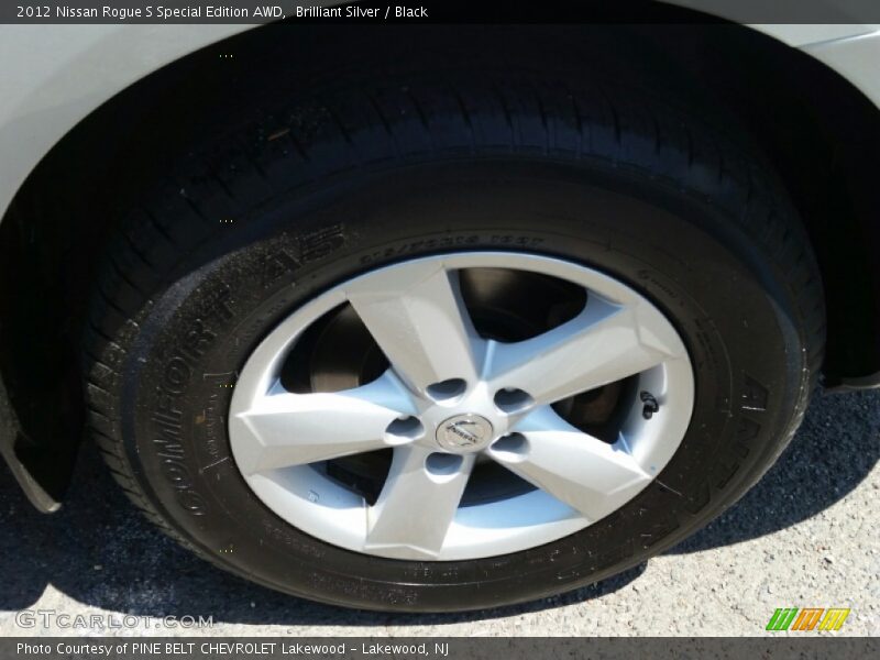 Brilliant Silver / Black 2012 Nissan Rogue S Special Edition AWD