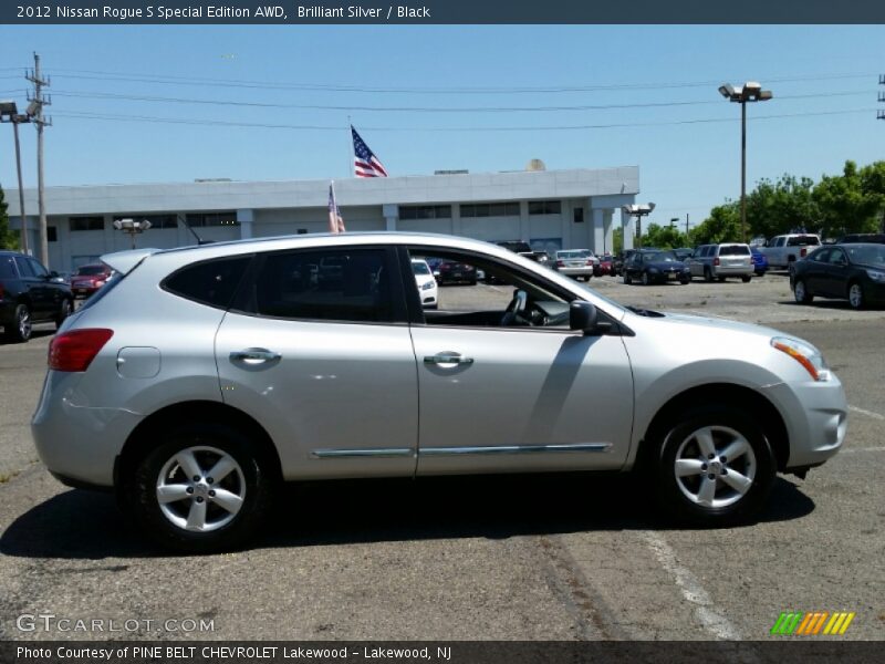 Brilliant Silver / Black 2012 Nissan Rogue S Special Edition AWD