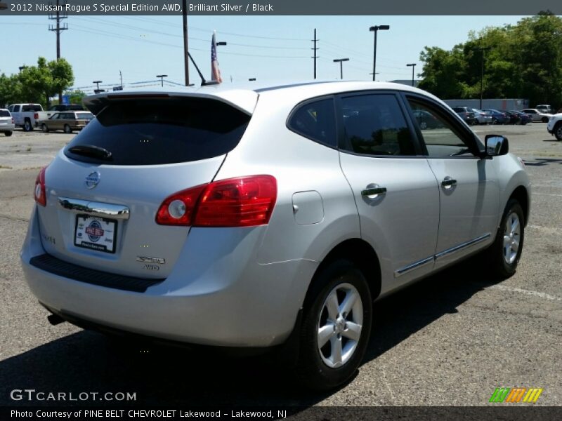Brilliant Silver / Black 2012 Nissan Rogue S Special Edition AWD
