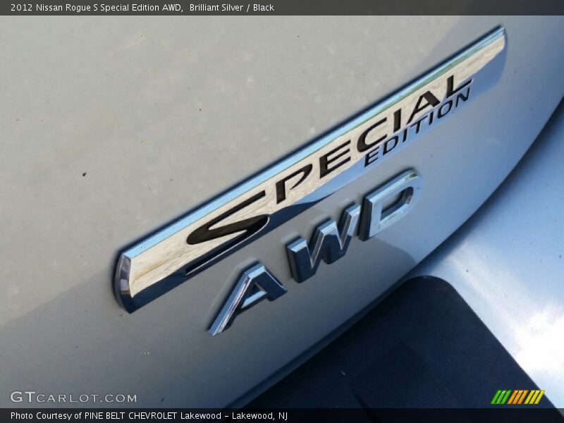 Brilliant Silver / Black 2012 Nissan Rogue S Special Edition AWD