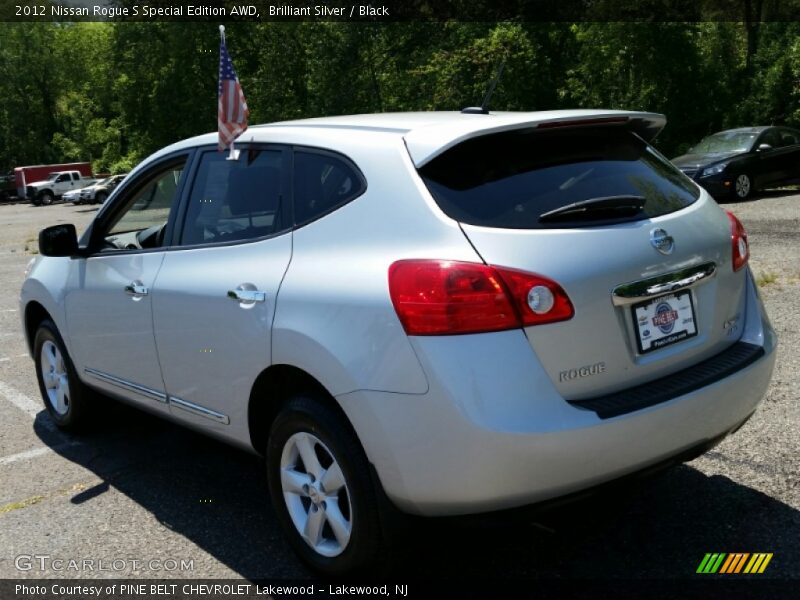 Brilliant Silver / Black 2012 Nissan Rogue S Special Edition AWD
