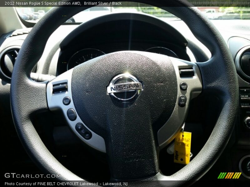 Brilliant Silver / Black 2012 Nissan Rogue S Special Edition AWD