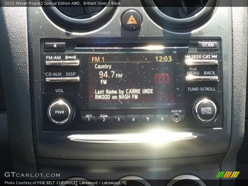 Brilliant Silver / Black 2012 Nissan Rogue S Special Edition AWD