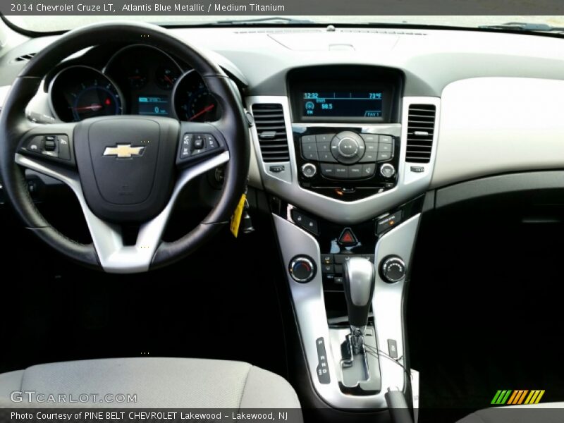 Atlantis Blue Metallic / Medium Titanium 2014 Chevrolet Cruze LT