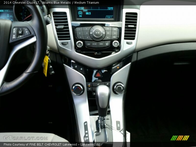 Atlantis Blue Metallic / Medium Titanium 2014 Chevrolet Cruze LT